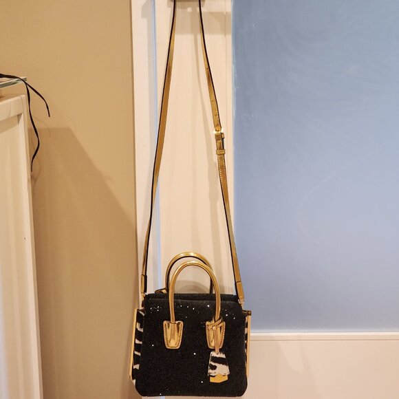 Brand New!! MCM: Mini Embellished “Milla” Special Black bag - Picture 11 of 13